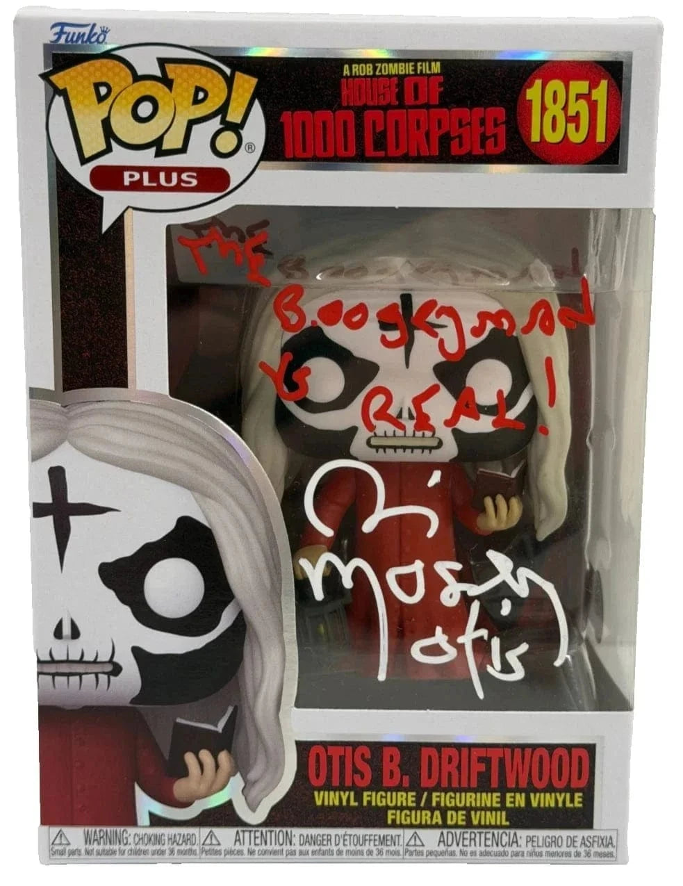 Bill Moseley Authentic Autographed Otis B. Driftwood House of 1000 Corpses 1851 Funko Pop Figure #2