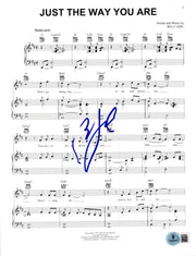 Billy Joel Just autographed item with certificate of authenticity