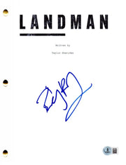 Billy Bob Thornton signed Landman pilot script — Beckett authenticated
