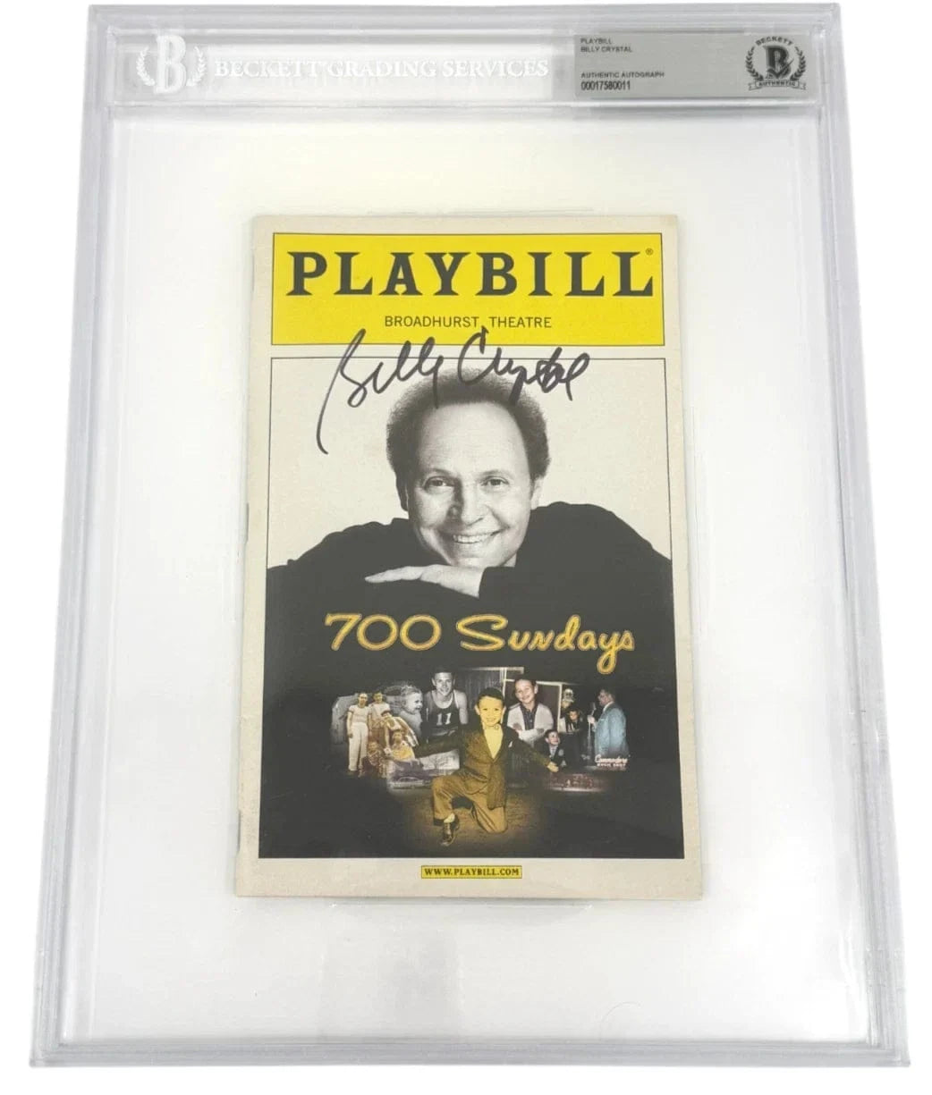 Billy Crystal Authentic Autographed 700 Sundays Playbill