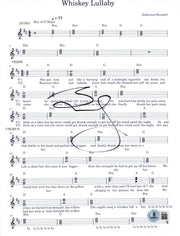 Brad Paisley signed Whiskey Lullaby sheet music — Beckett authenticated