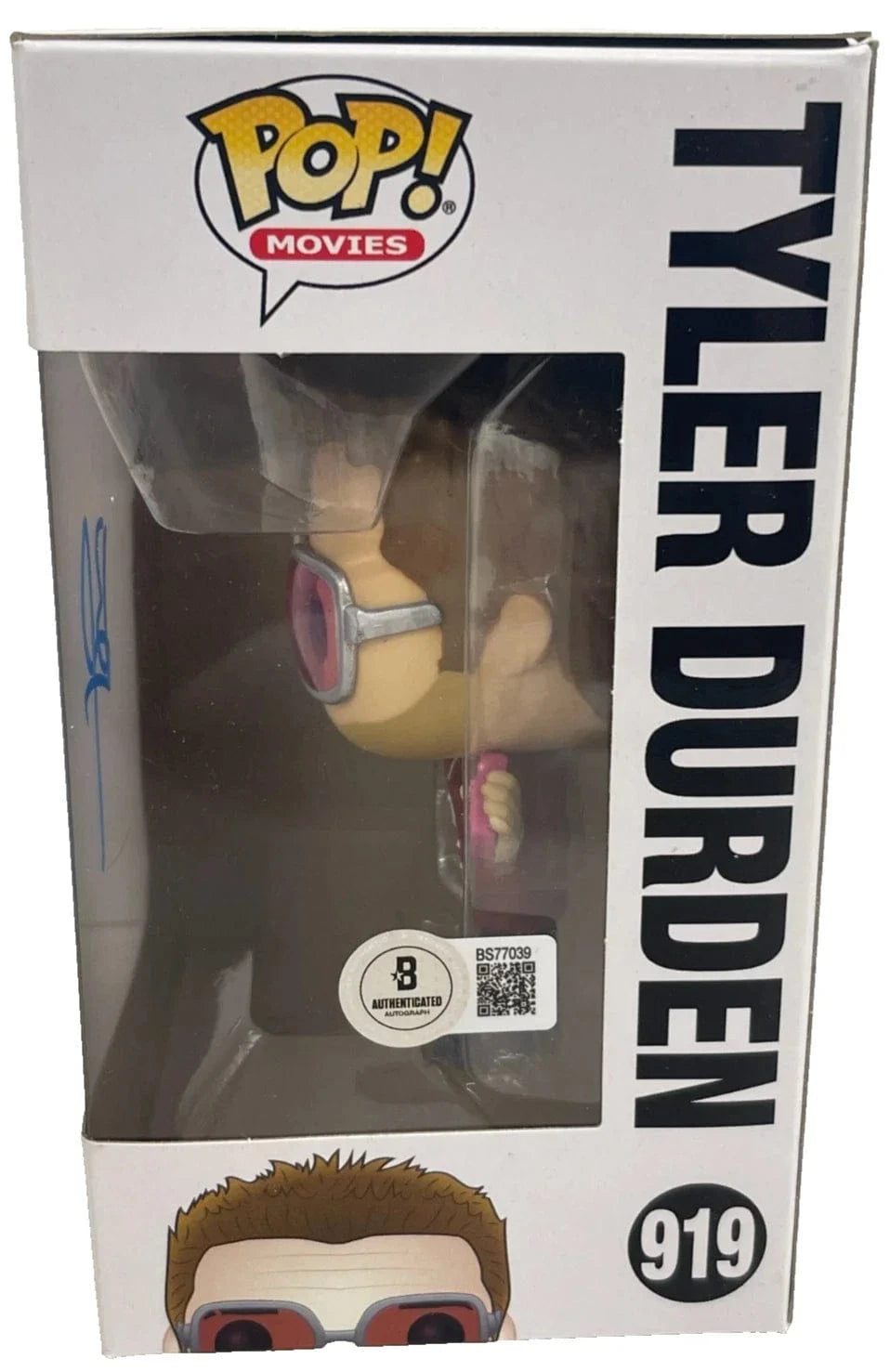 Brad Pitt Signed Funko - Beckett - Fight Club