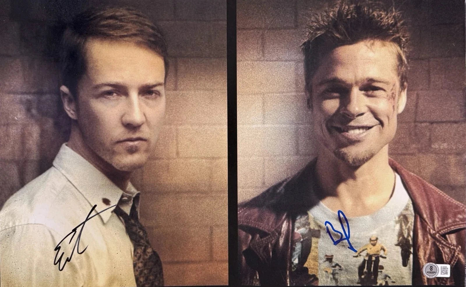 Brad Pitt Signed 11x14 Photo from Fight Club Beckett COA - Item #1