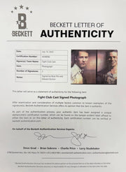 Brad Pitt Signed 11x14 Photo from Fight Club Beckett COA - Item #1 - Detail View