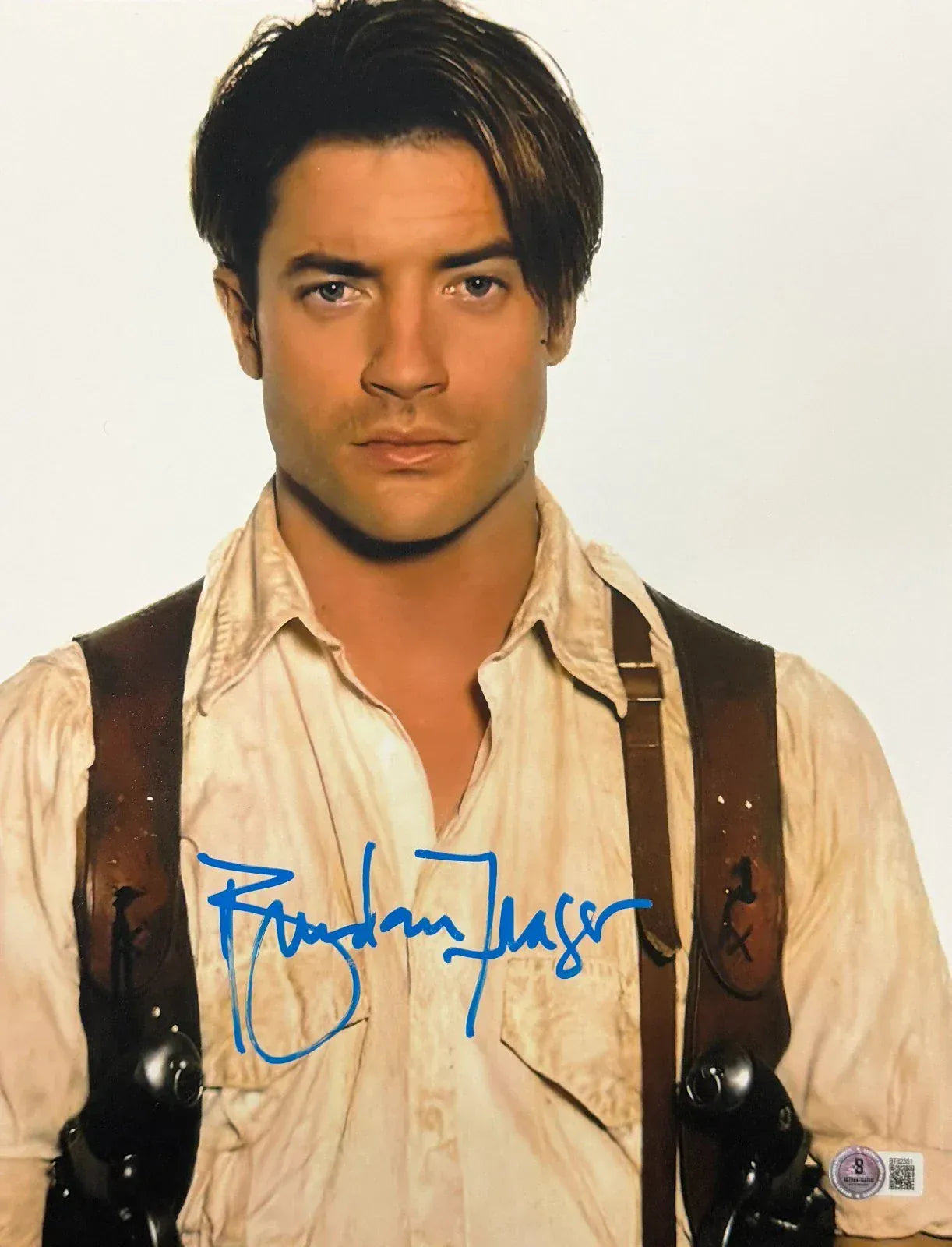 Brendan Fraser Signed 11x14 Photo from The Mummy Beckett COA - Item #4