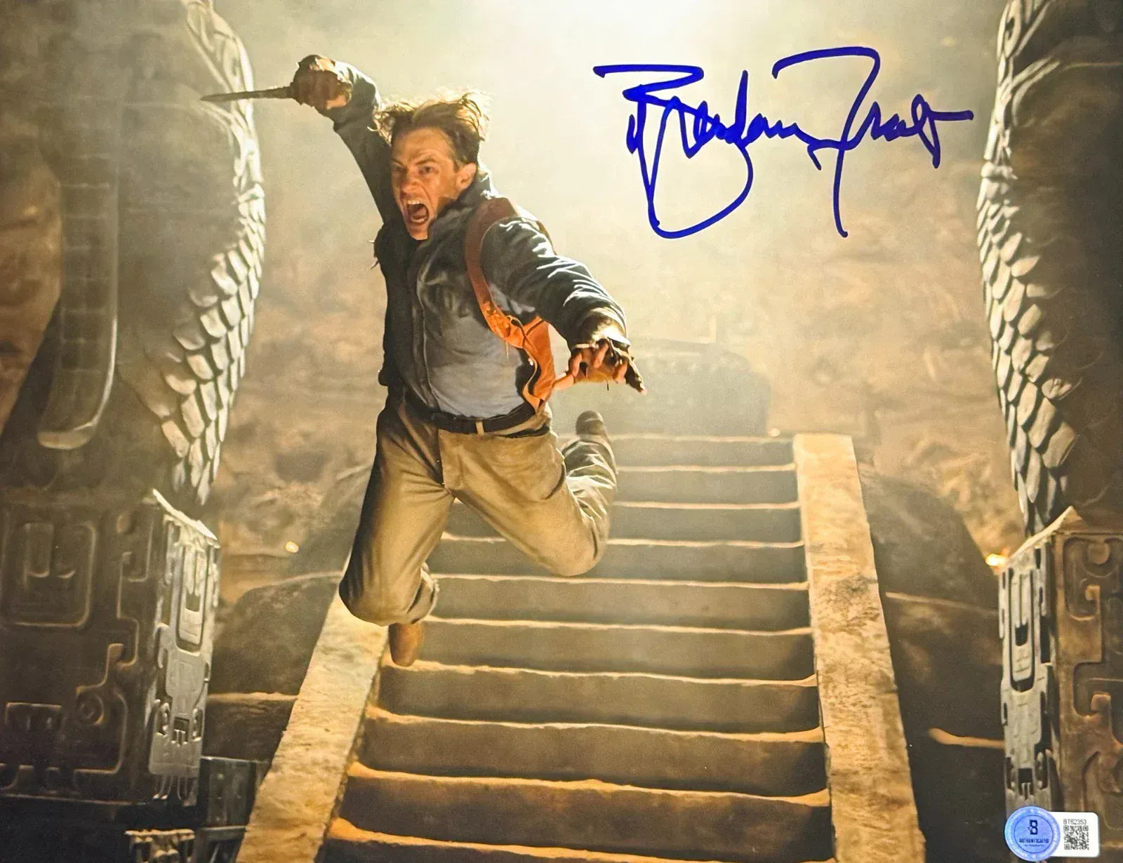 Brendan Fraser Signed 11x14 Photo from The Mummy Beckett COA - Item #3