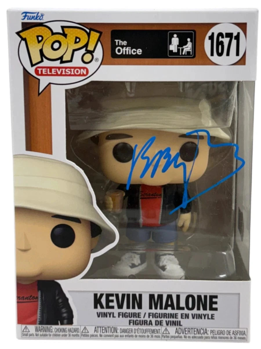 Brian Baumgartner Authentic Autographed Kevin Malone 1671 The Office Funko Pop Figure