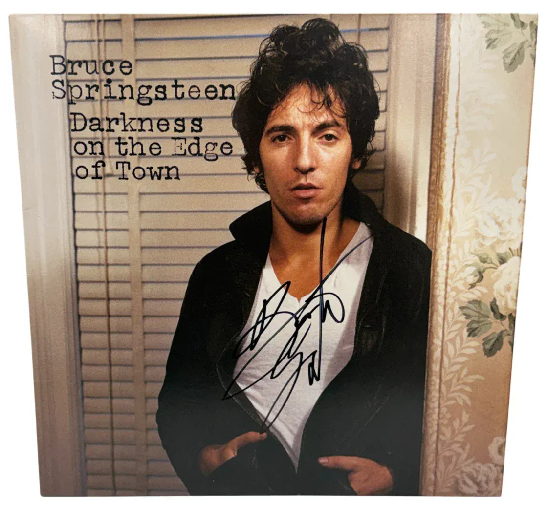 Bruce Springsteen signed Darkness on the Edge of Town vinyl record — Beckett authenticated