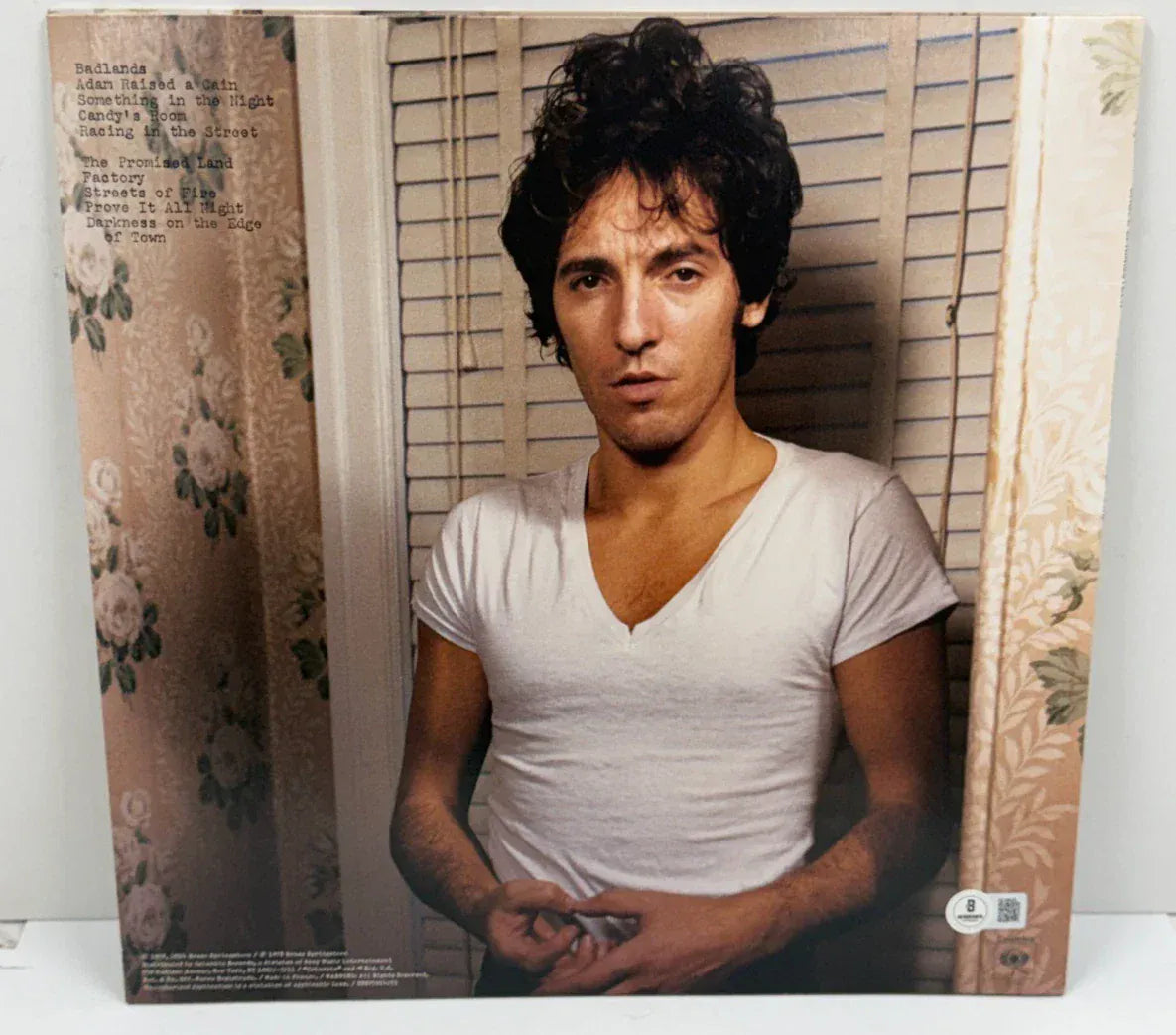 Bruce Springsteen signed Vinyl Record — alternate view