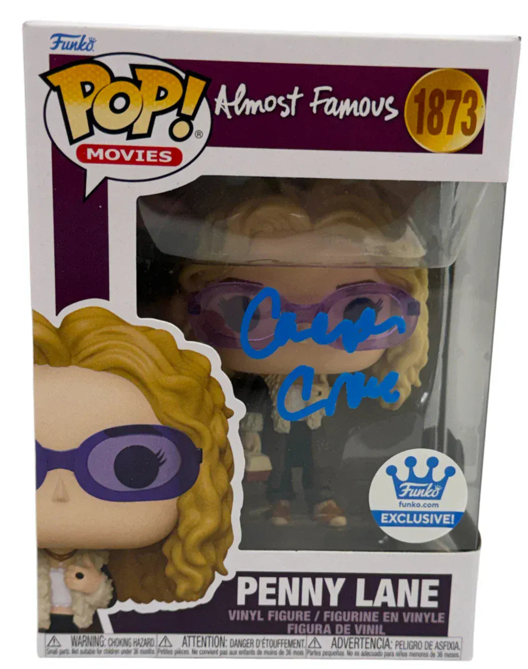 Cameron Crowe Signed Penny Lane Almost Famous Almost Famous Funko Pop Figure Beckett COA
