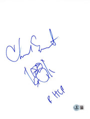 Chad Smith of Red Hot Chili Peppers signed original sketch 8.5x11 — Beckett authenticated