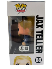 Charlie Hunnam Jax autographed Funko Pop #88 - signature closeup with COA