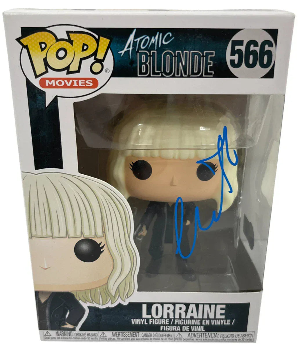 Charlize Theron Authentic Autographed Lorraine Atomic Blonde 566 Funko Pop Figure