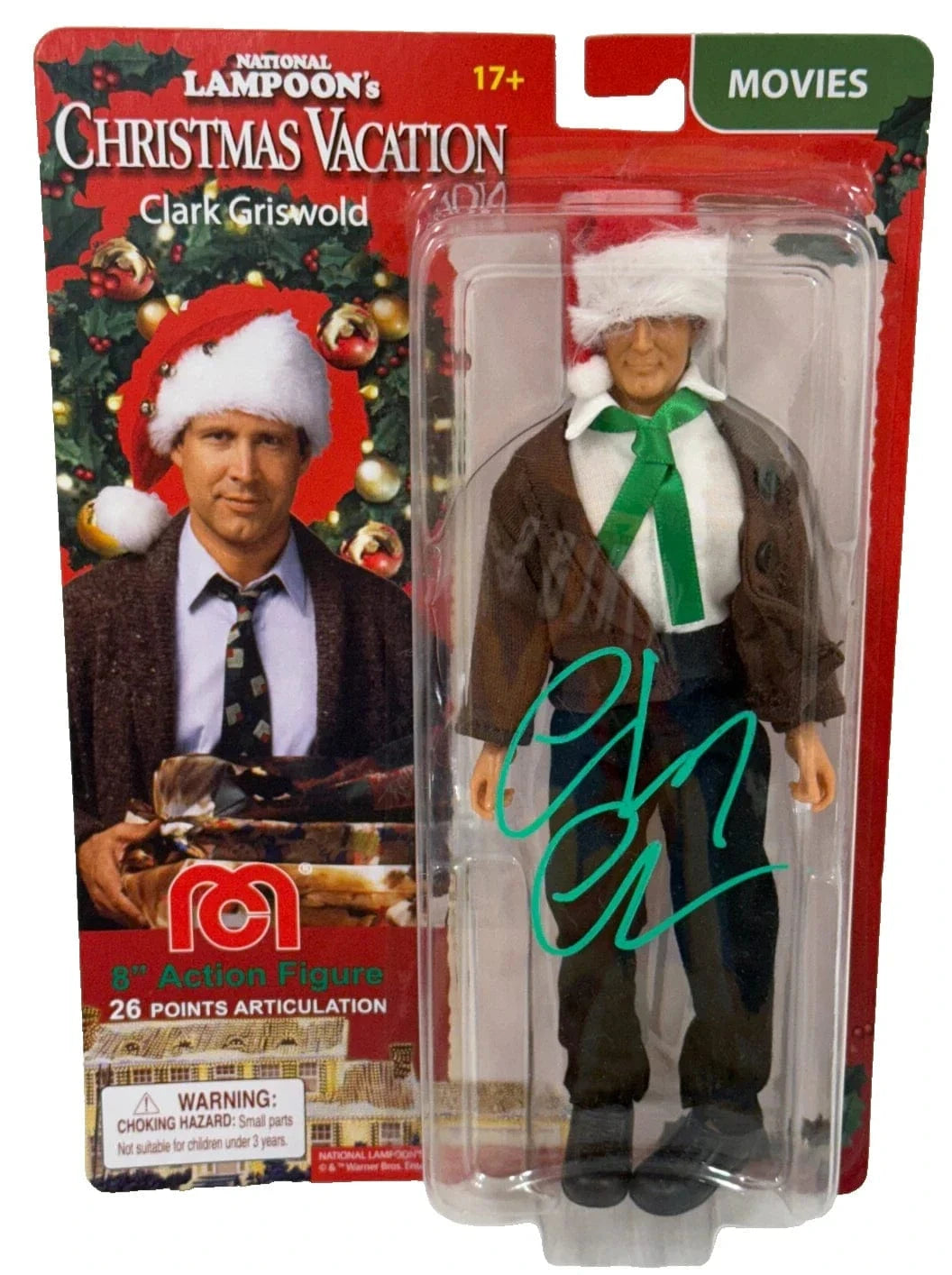 Chevy Chase Authentic Autographed Clark Griswold Christmas Vacation Action Figure