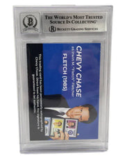 Chevy Chase signed Trading Card — alternate view