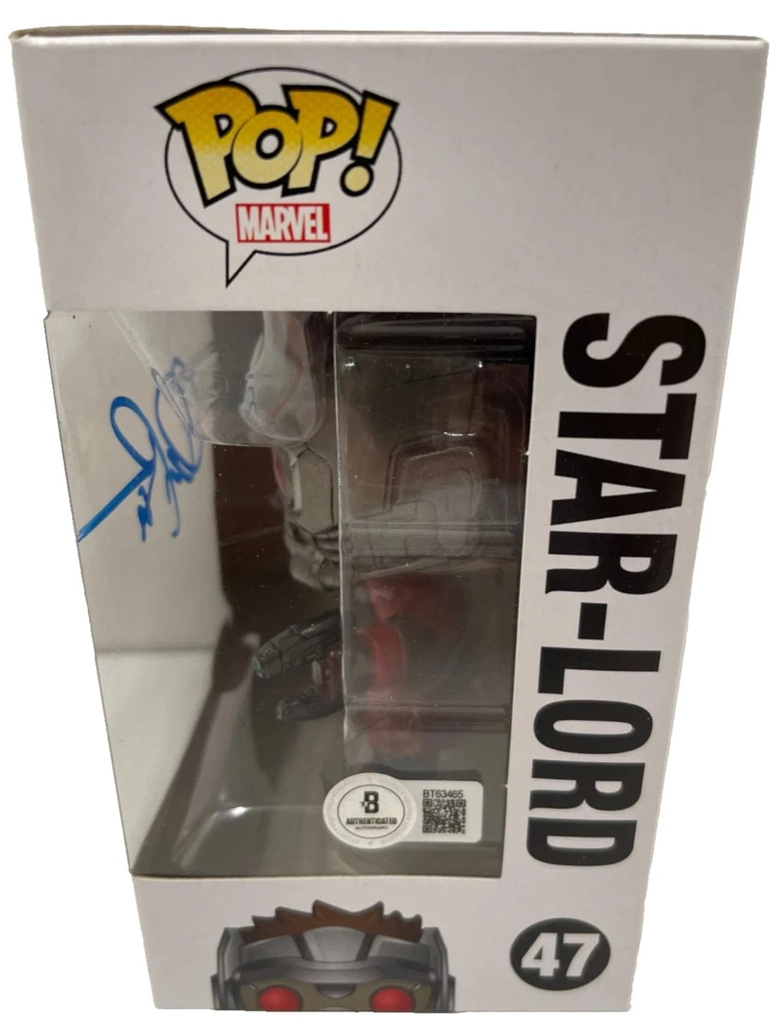 Chris Pratt Signed Star-Lord Guardians of Funko - Marvel