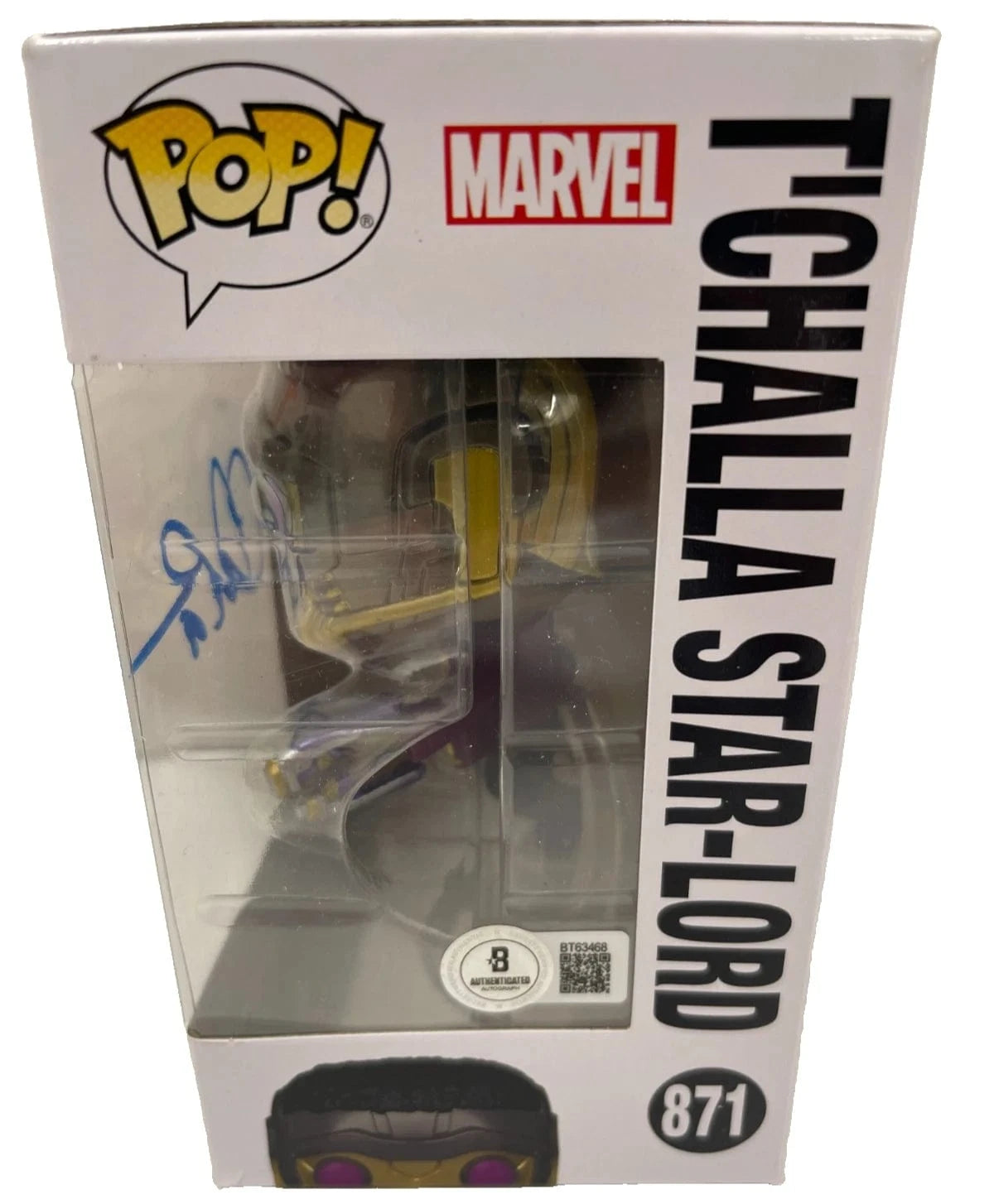 Chris Pratt Signed Funko from What If...? Beckett COA - Detail View