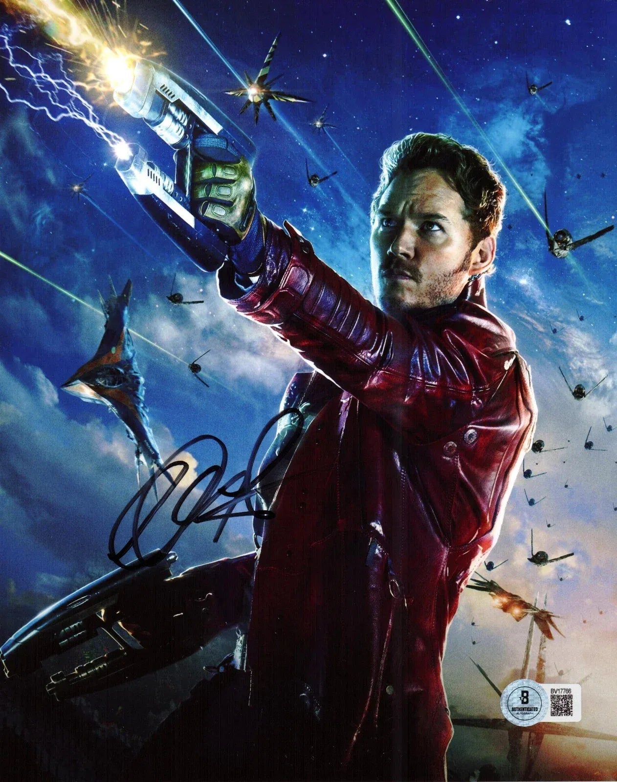 Chris Pratt signed Guardians of the Galaxy 8x10 photo — Beckett authenticated