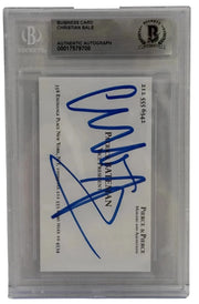 Christian Bale Signed Replica Prop from American Psycho Beckett COA - Item #2