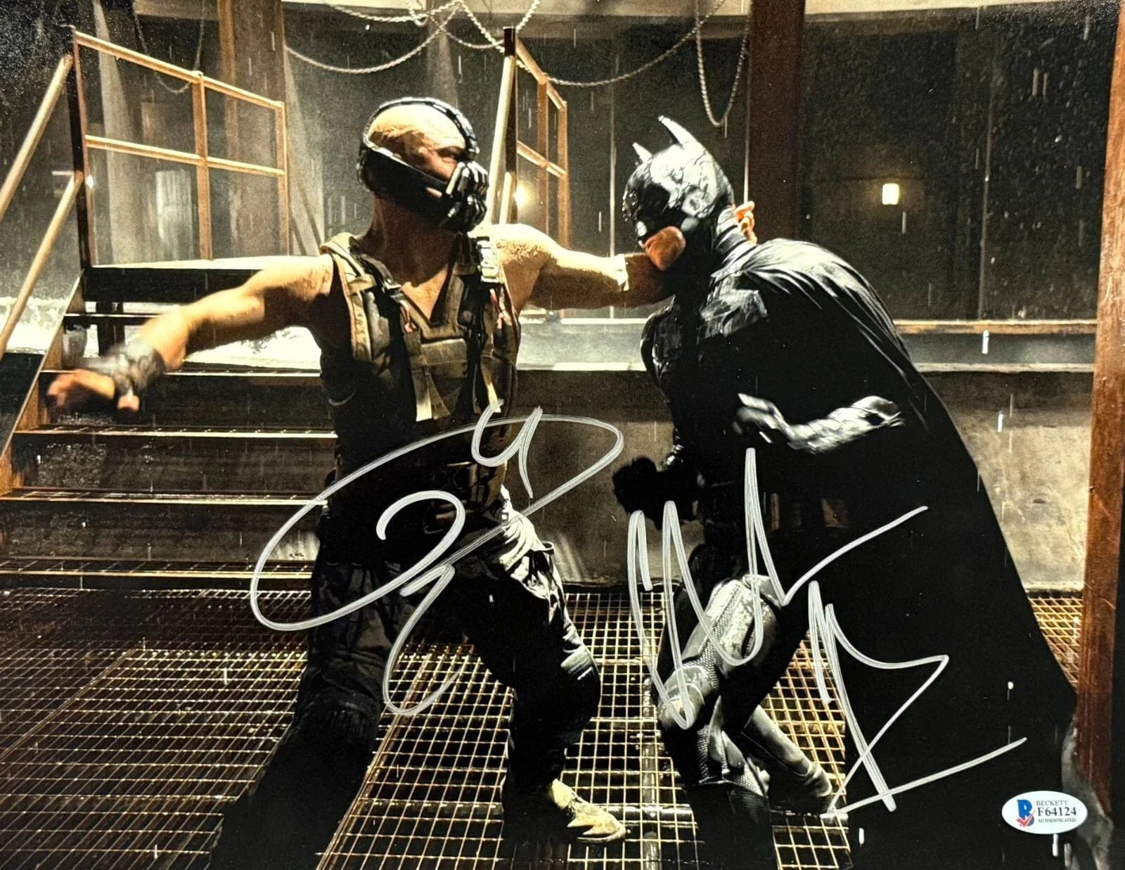 Christian Bale Signed 11x14 Photo from The Dark Knight Rises Beckett COA - Item #1