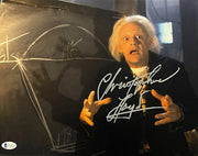 Christopher Lloyd signed Back to the Future 11x14 photo — Beckett Witness COA