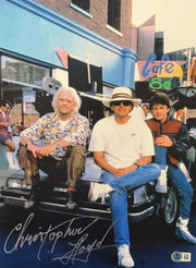 Christopher Lloyd signed Back to the Future 11x14 photo — Beckett Witness