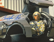 Christopher Lloyd signed Back to the Future 11x14 photo — Beckett Witness COA