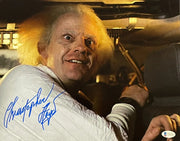 Christopher Lloyd signed Back to the Future 11x14 photo — Beckett Witness COA