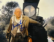 Christopher Lloyd signed Back to the Future 11x14 photo — Beckett Witness COA