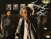 Christopher Lloyd signed Back to the Future 11x14 photo — Beckett Witness COA