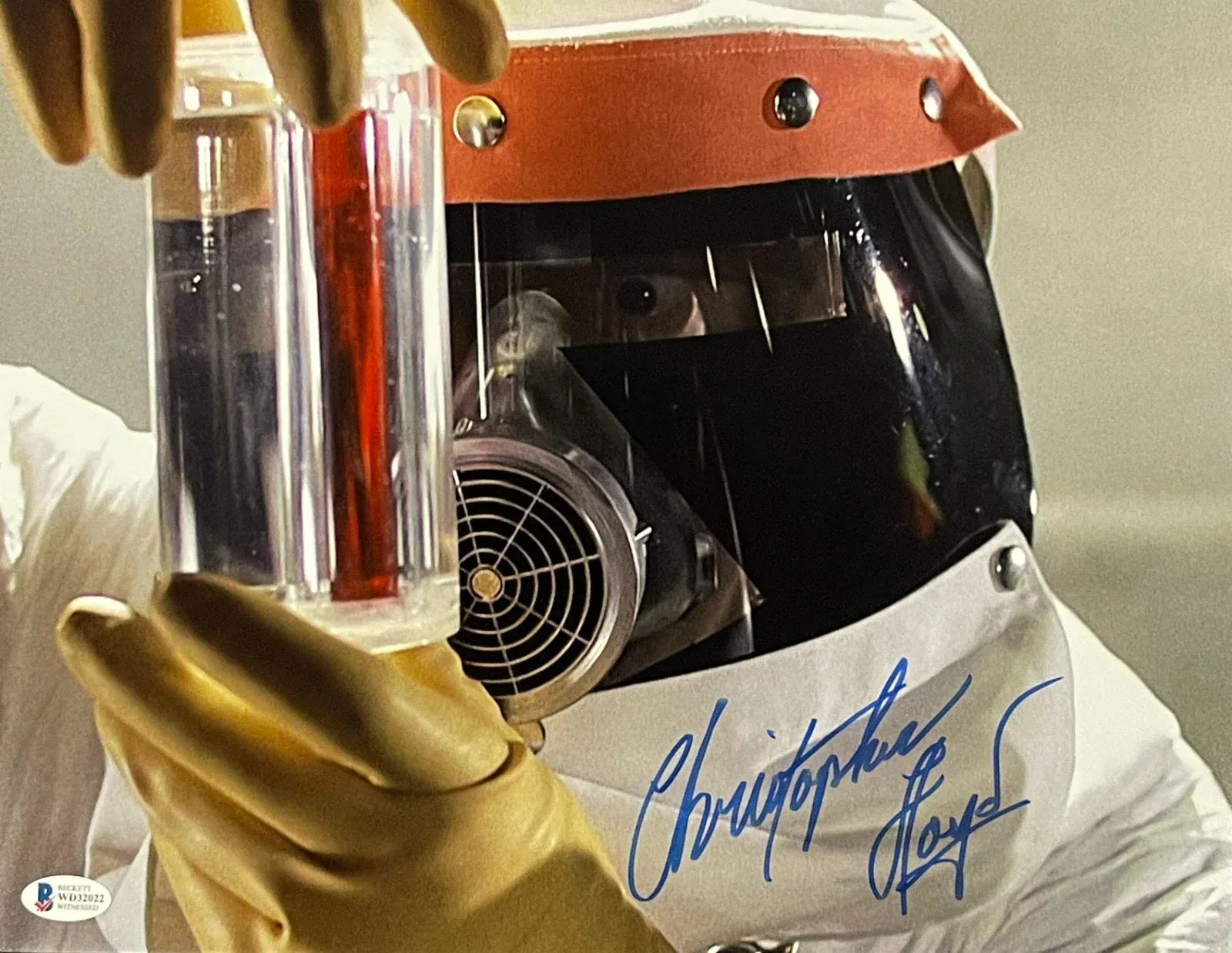 Christopher Lloyd signed Back to the Future 11x14 photo — Beckett Witness COA