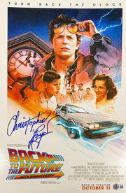 Christopher Lloyd signed Back to the Future 12x18 photo — Beckett Witness