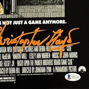 Christopher Lloyd Signed 12x18 Poster Beckett COA - Item #1 - Detail View