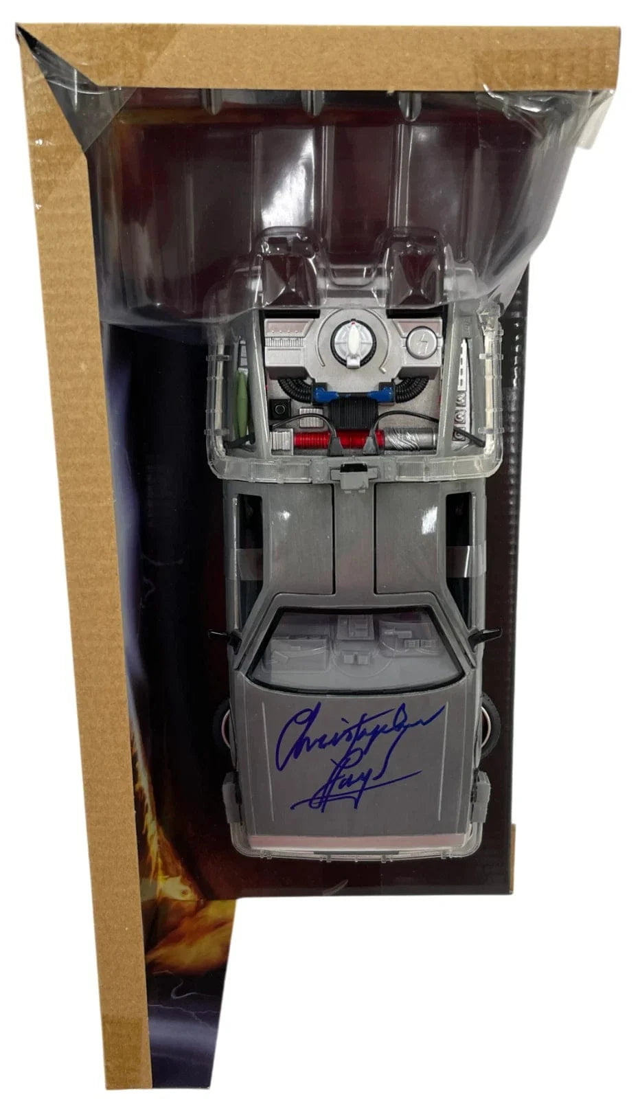 Christopher Lloyd Signed Model Car from Back to the Future Beckett COA - Item #1