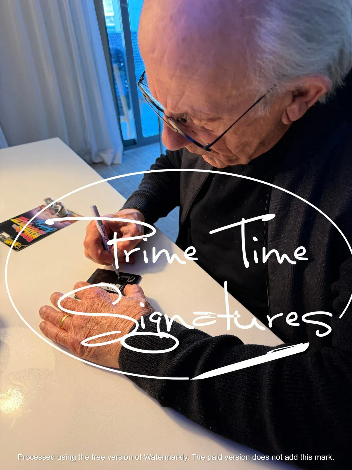 Christopher Lloyd signed Brain Wave Analyzer Replica Prop — alternate view