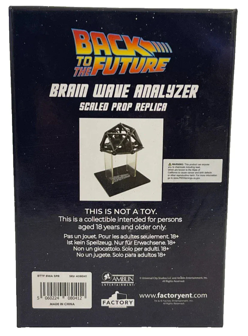 Christopher Lloyd signed Brain Wave Analyzer Replica Prop — alternate view