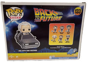 Christopher Lloyd signed Doc With Time Machine Back to the Future 133 Funko Pop Figure — alternate view