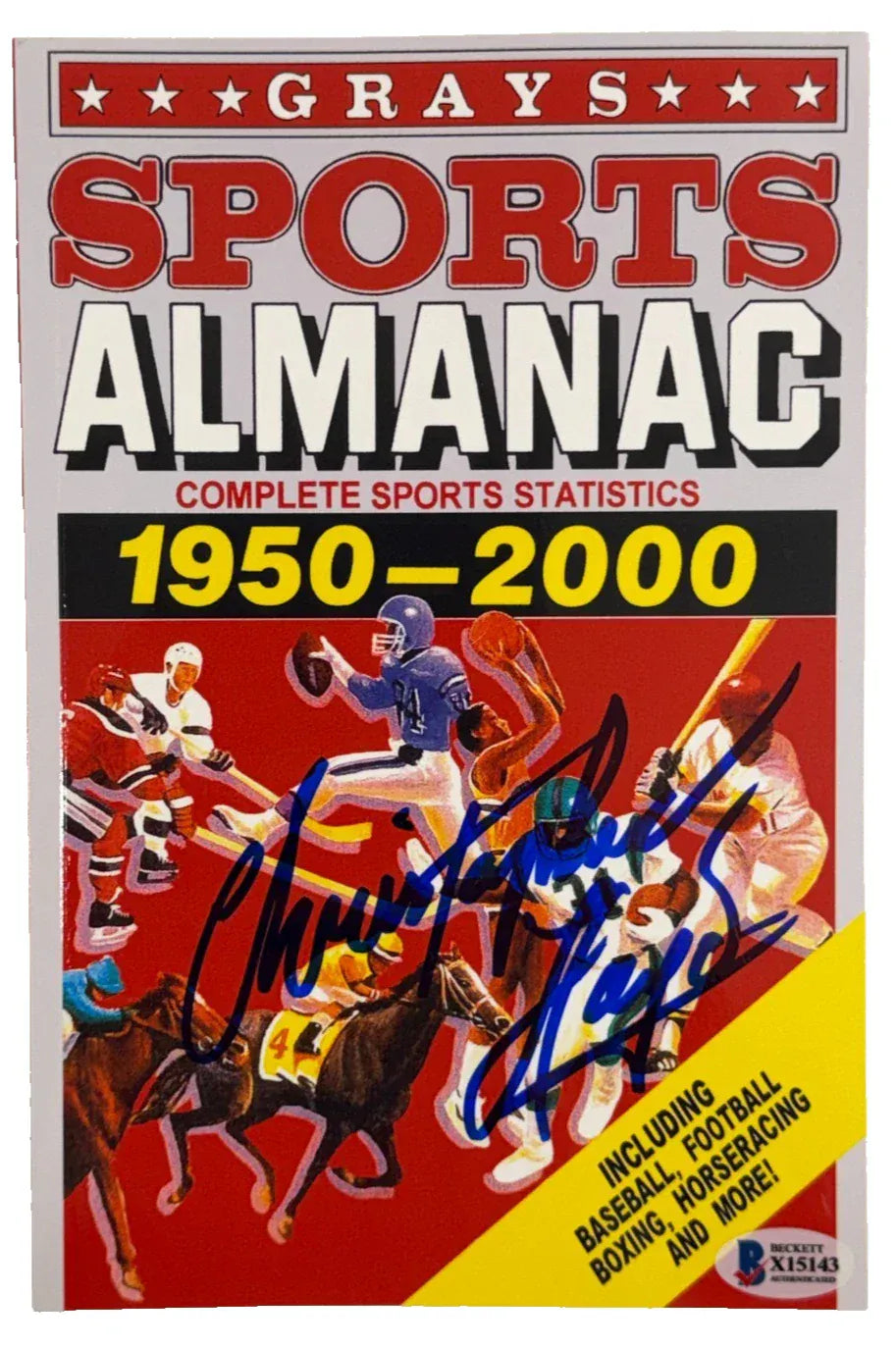 Christopher Lloyd signed Gray's Almanac replica Back to the Future — Beckett Witness COA