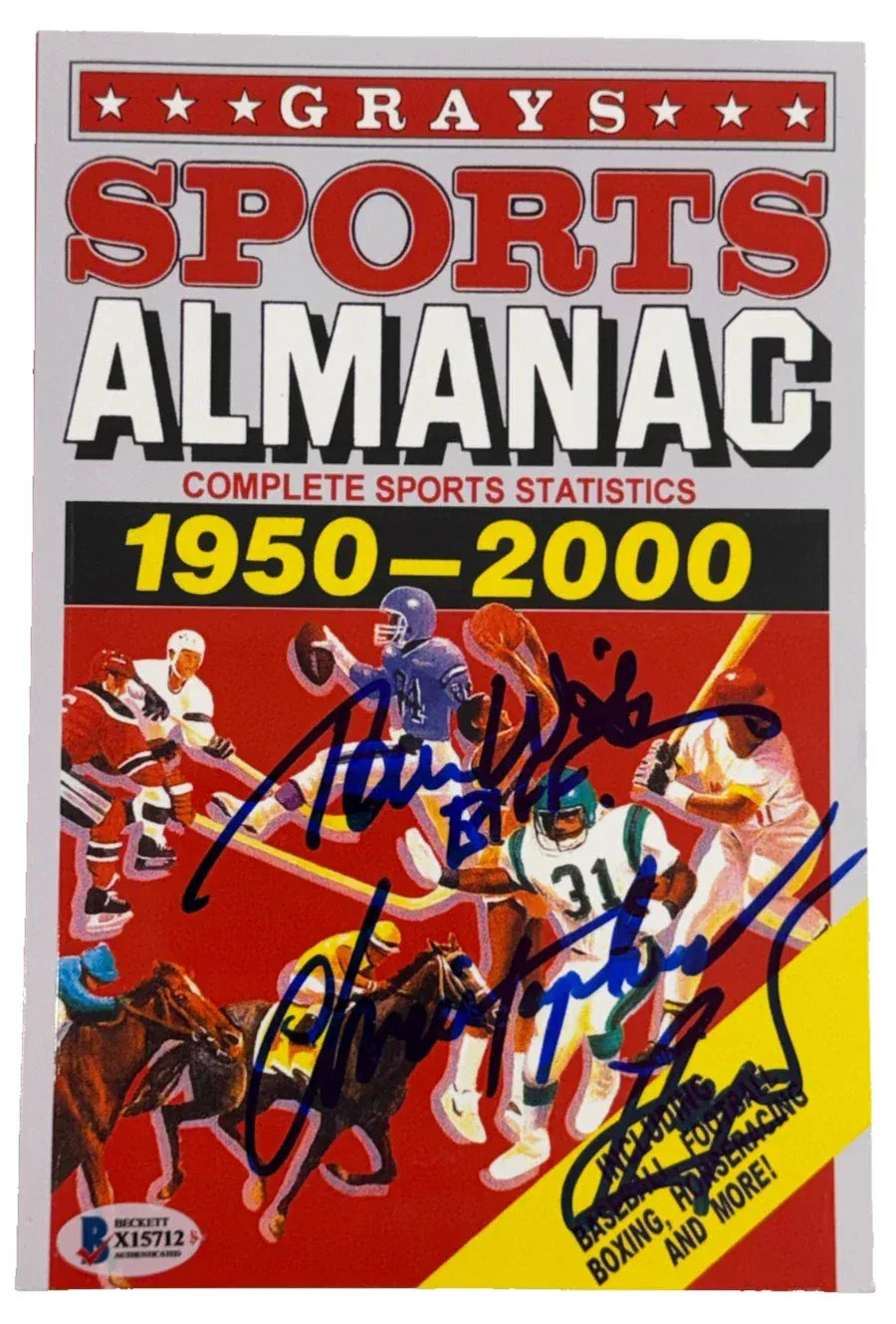 Christopher Lloyd and Tom Wilson dual-signed Gray's Almanac Back to the Future inscribed Biff — Beckett Witness