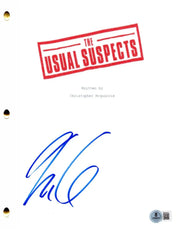 Christopher McQuarrie signed The Usual Suspects movie script — Beckett authenticated