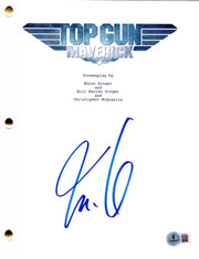 Christopher McQuarrie Signed Script from Top Gun Maverick Beckett COA