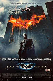 Christopher Nolan Signed 12x18 Poster from The Dark Knight Beckett Witness COA - Item #1