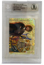 Daniel Radcliffe Authentic Autographed Harry Potter Philosphers Stone Card 2001 Sticker #3