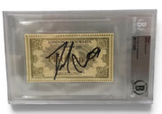 Daniel Radcliffe Authentic Autographed Encapsulated Hogwarts Ticket - Harry Potter