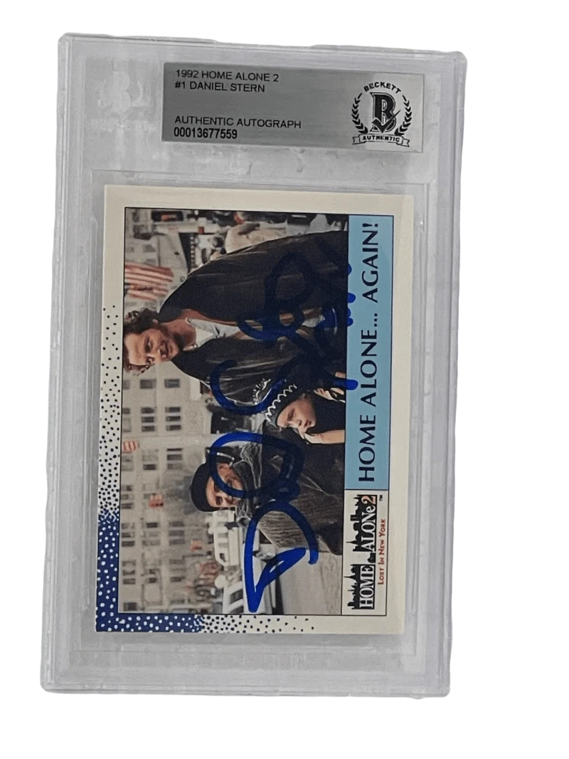 Daniel Stern Signed Trading Card from Home Alone Beckett COA - Item #10