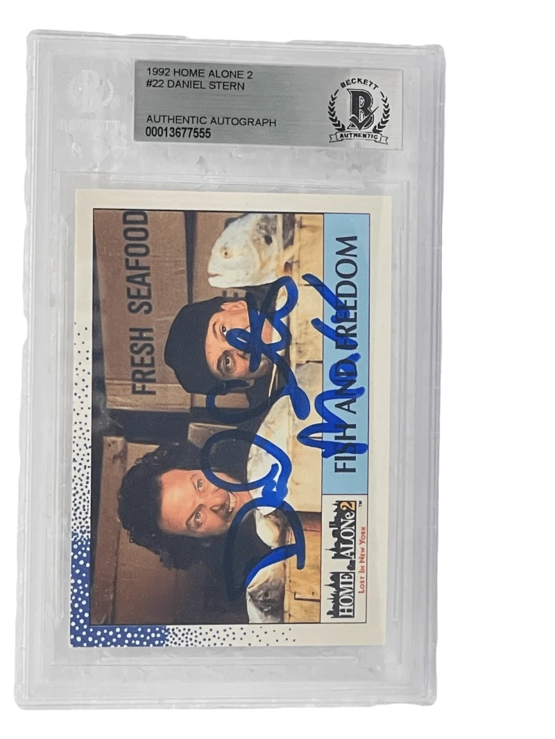 Daniel Stern Signed Trading Card from Home Alone Beckett COA - Item #9