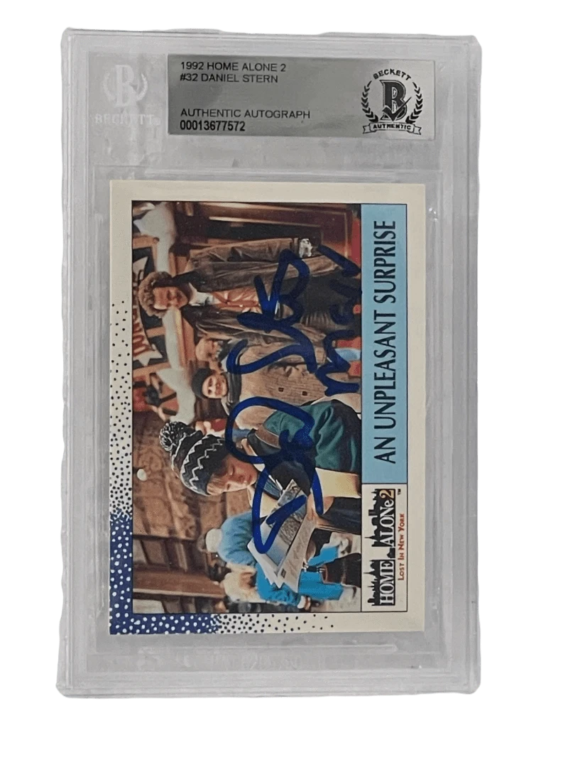 Daniel Stern Signed Trading Card from Home Alone Beckett COA - Item #8