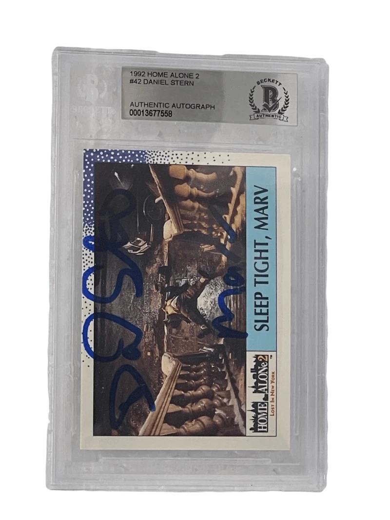 Daniel Stern Signed Trading Card from Home Alone Beckett COA - Item #7