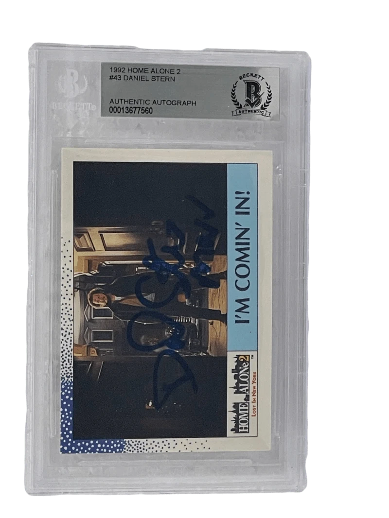 Daniel Stern Signed Trading Card from Home Alone Beckett COA - Item #6