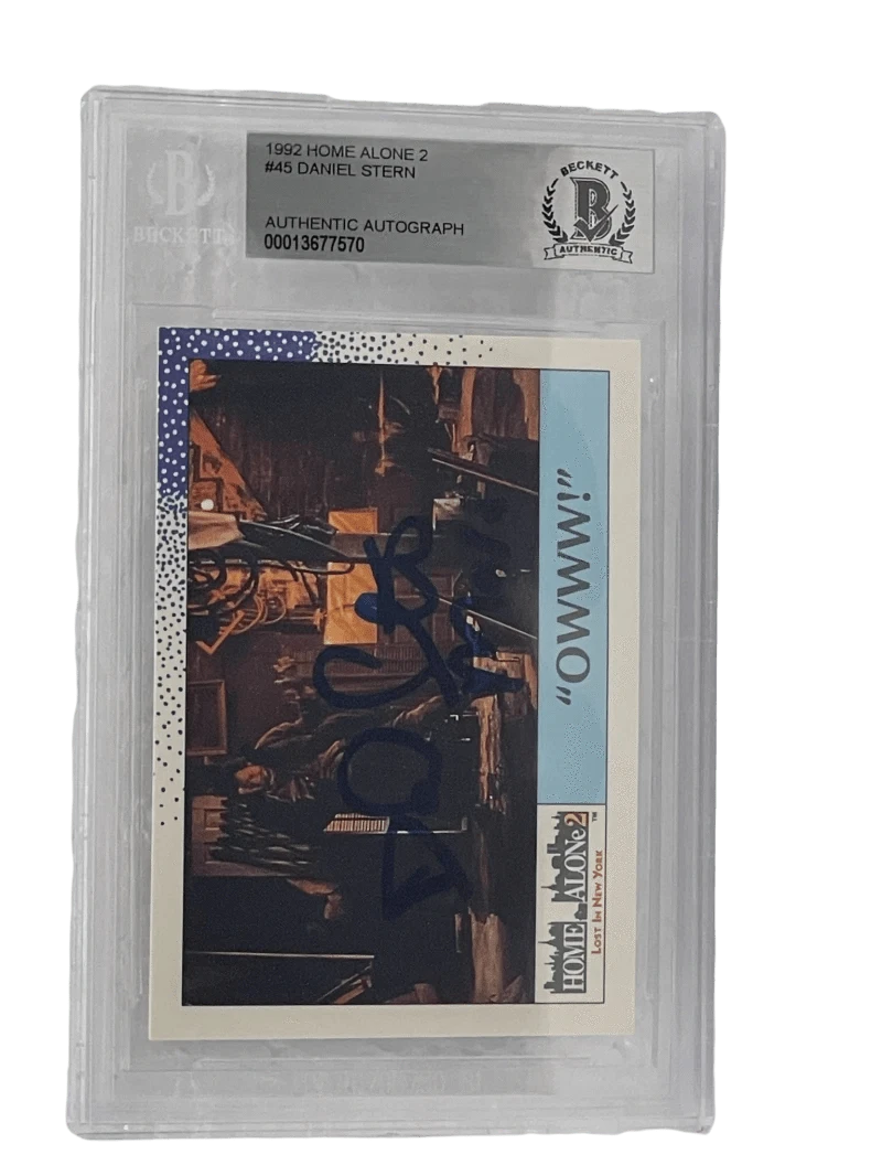 Daniel Stern Signed Trading Card from Home Alone Beckett COA - Item #5